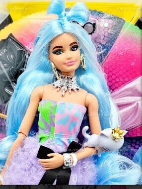 Barbie Extra Doll & Mix & Match Pieces for 30+ Looks Flexible Joints/articulated